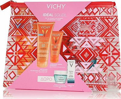 VICHY PROMO IDEAL SOLEIL WET SKIN SPF50 200ML & VELVETY CREAM SPF50 50ML & MINERAL MASK 15ML & MINERAL 89 5ML