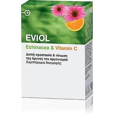 Eviol Echinacea & Vitamin C, 60 Μαλακές Κάψουλες