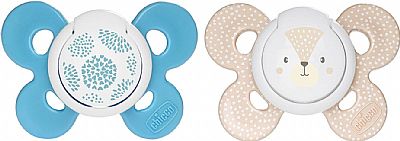 Chicco Physio Comfort 6-16m Πετρολ/Μπεζ 2τμχ