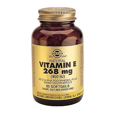Solgar Vitamin E 268mg 400iu 50 μαλακές κάψουλες