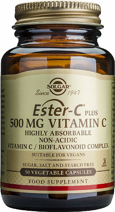 Solgar Ester-C Plus 500mg 50 φυτικές κάψουλες