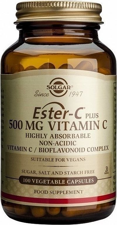 Solgar Ester-C Plus 500mg 100 φυτικές κάψουλες