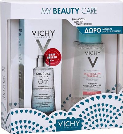 VICHY Set Mineral 89 Καθημερινό Booster Ενδυνάμωης 50ml & Δώρο Mineral Micellar Water 100ml