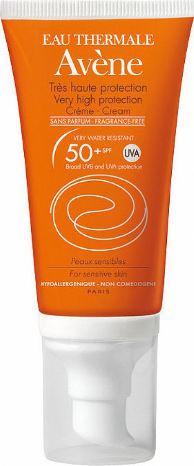 Avene Cream SPF50+ Αντηλιακή Κρέμα Προσώπου χωρίς ʼρωμα 50ml.