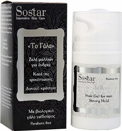 Sostar Το Γάλα Gel Μαλλιών με Γάλα Γαϊδούρας 75ml  