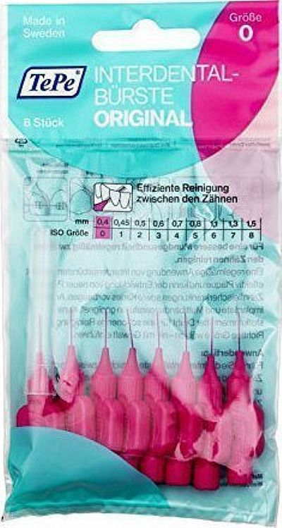 Tepe Μεσοδόντια Βουρτσάκια xxxx-fine 0.4 mm Φούξια 8 ΤΜΧ
