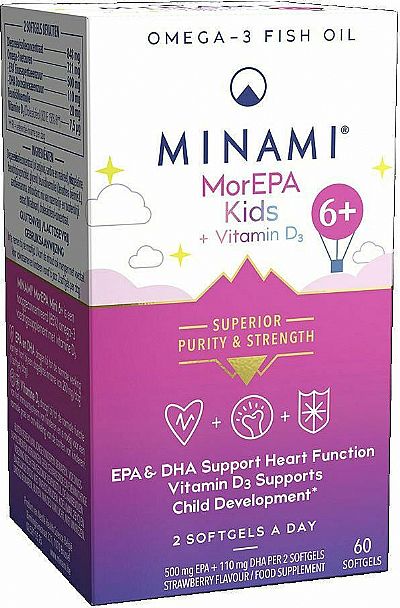MorEPA Mini 6+ Smart Fats 60 μαλακές κάψουλες