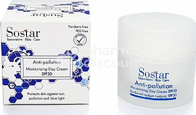 Sostar Anti-Pollution Κρέμα Ημέρας SPF30 50ml