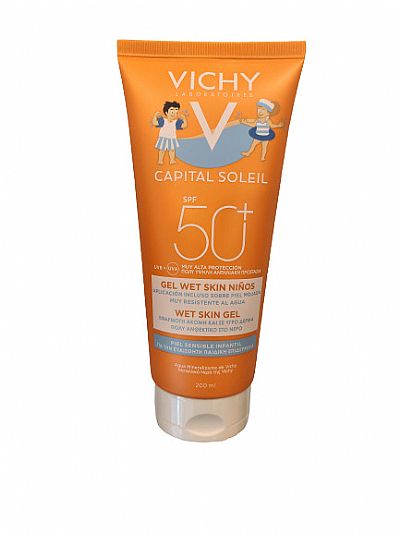 Vichy Capital Soleil Wet Skin Gel for Children Sensitive Skin SPF50+ 200ml