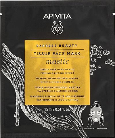 Apivita Express Beauty Mastic Tissue Face Mask Firming & Lifting Effect 15ml