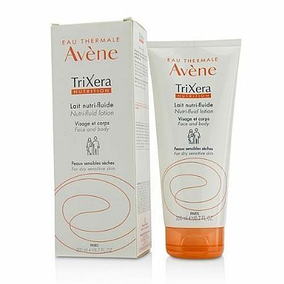 Avene Trixera Nutrition Lait Nutri-Fluid Lotion, Ενυδατική Λοσιόν Πρόσωπο/Σώμα Ξηρό/Ευαίσθητο Δέρμα 200ml
