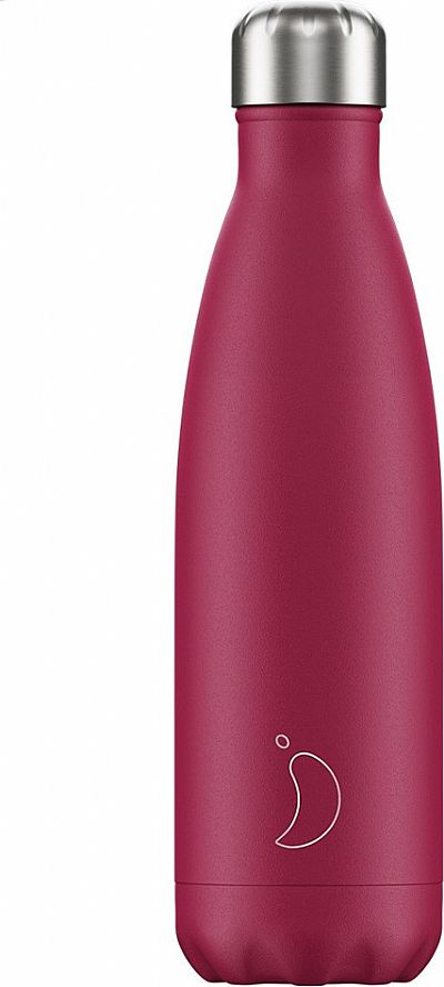 Chilly's Matte Pink Μπουκάλι Θερμός 0.5lt