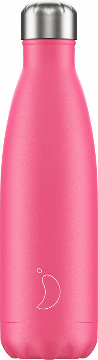 Chilly's Neon Edition Pink Μπουκάλι Θερμός 0.5lt