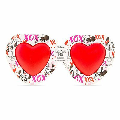 Mad Beauty Minnie & Mickey Totally Devoted Pods Μάσκα Προσώπου για Ενυδάτωση 2τμχ