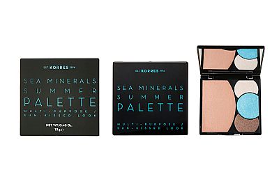 KORRES SEA MINERALS SUMMER PALETTE BLUE WAVES 13gr