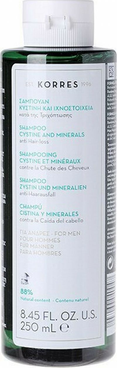 Korres Cystine & Minerals Σαμπουάν κατά της Τριχόπτωσης για Εύθραυστα Μαλλιά 250ml