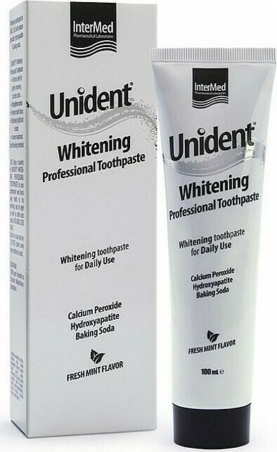 Intermed Unident Whitening Professional Οδοντόκρεμα για Λεύκανση 100ml  
