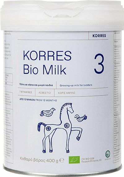 Korres Γάλα σε Σκόνη Bio Milk 3 12m+ 400gr