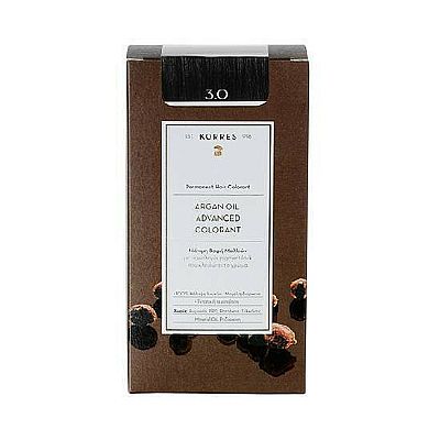 Korres Argan Oil Advanced Colorant 3.0 Καστανό Σκούρο Φυσικό