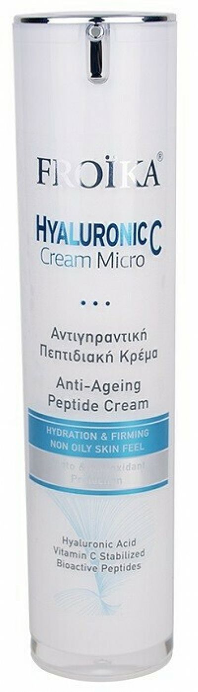 Froika Hyaluronic C Micro 24ωρη Κρέμα Προσώπου & Λαιμού με Υαλουρονικό Οξύ και SPF10, 50ml