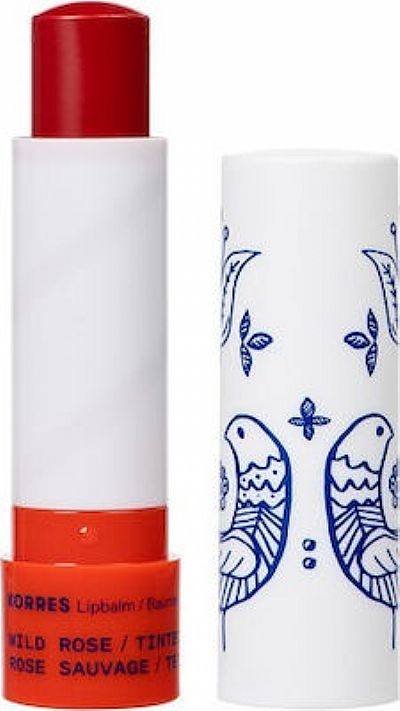 Korres Lip Balm με Χρώμα Wild Rose Tinted 4.5gr