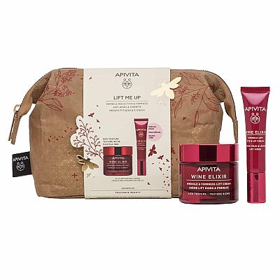 APIVITA LIFT ME UP WINE ELIXIR ΚΡΕΜΑ ΠΡΟΣΩΠΟΥ ΠΛΟΥΣΙΑΣ ΥΦΗΣ 50ML & ΚΡΕΜΑ ΜΑΤΙΩΝ 15ML