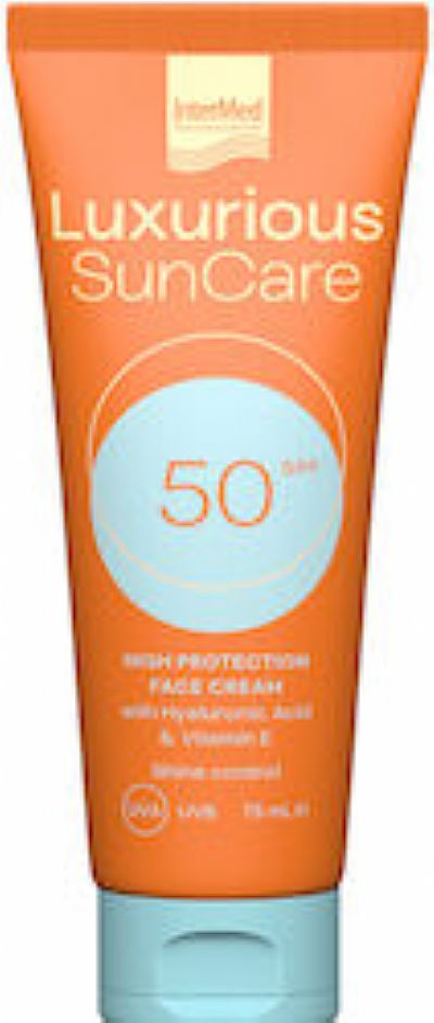 Intermed Luxurious Suncare Αντηλιακή Κρέμα Προσώπου SPF50 75ml