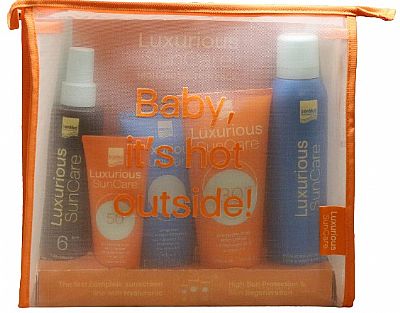 Intermed Promo Luxurious Sun Body SPF30 (200ml) Face SPF50 (75ml) Oil SPF6, Mist & After Sun 5τμχ