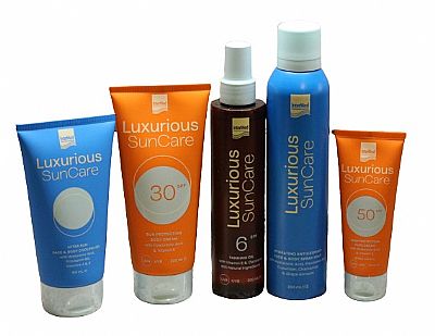 Intermed Promo Luxurious Sun Body SPF30 (200ml) Face SPF50 (75ml) Oil SPF6, Mist & After Sun 5τμχ