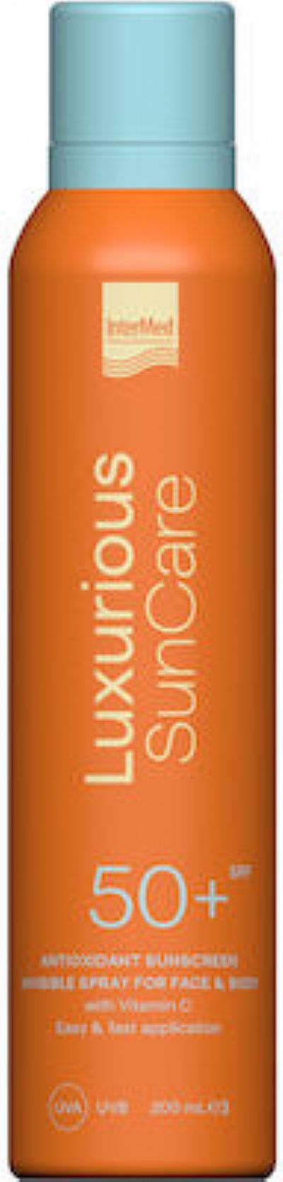 Intermed Luxurious Suncare Αντηλιακή Κρέμα για το Σώμα SPF50 σε Spray 200ml