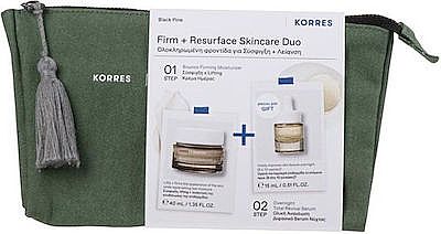 Korres Black Pine Σετ Περιποίησης με Κρέμα Προσώπου και Serum για Κανονικές/Μικτές Επιδερμίδες