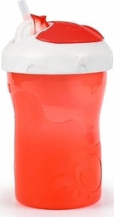 Mam Παιδικό Ποτηράκι από Πλαστικό Κόκκινο 280ml για 12m+