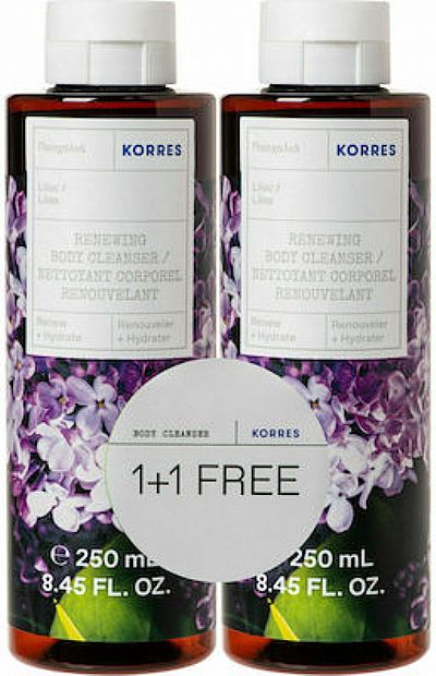 Korres Lilac Αφρόλουτρο 2x250ml