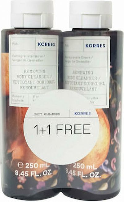 Korres Pomegranate Αφρόλουτρο 2x250ml