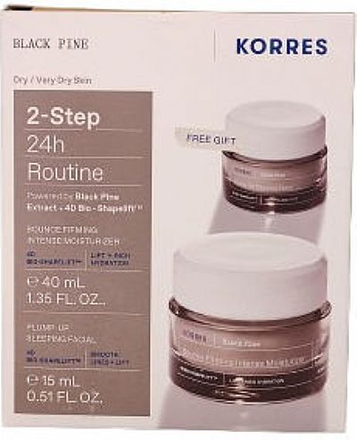 Korres Black Pine σετ  για Σύσφιξη με Κρέμα Προσώπου 40 ml και κρέμα νύχτας 15 ml