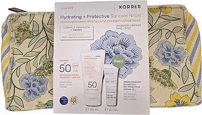 Korres Promo Yoghurt Αντηλιακή Κρέμα Προσώπου+Ματιών Spf 50 50ml + Δώρο Ελληνικό Γιαούρτι Ενυδάτωση Με Προβιοτικά Κρέμα-Gel 20ml
