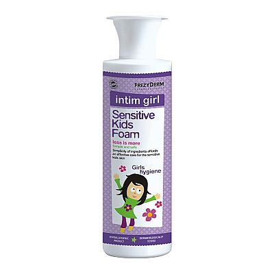 FrezyDerm Sensitive Kids Intim Girl Foam Καθαριστικό Της Ευαίσθητης Περιοχής 250ml