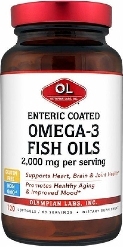 Olympian Labs Ωμέγα 3 Ιχθυέλαιο 2000mg 120 μαλακές κάψουλες
