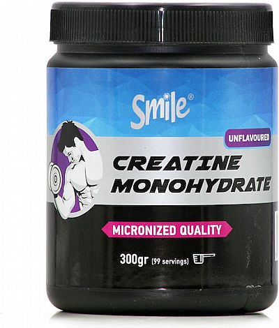 Smile 100% Micronized Creatine Monohydrate 300g