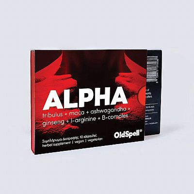ALPHA Συμπλήρωμα για Λίμπιντο & Ενίσχυση της Τεστοστερόνης 10 κάψουλες
