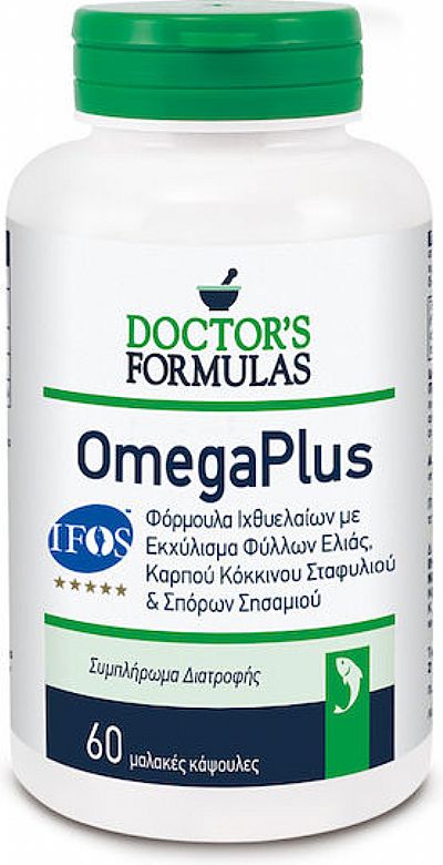 Doctor's Formulas OmegaPlus Ιχθυέλαιο 60 μαλακές κάψουλες