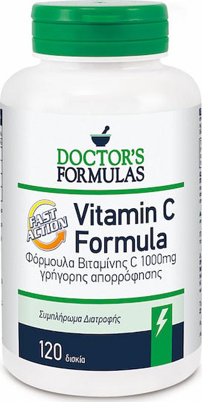 Doctor's Formulas Vitamin C Fast Action 1000mg,120 ταμπλέτες