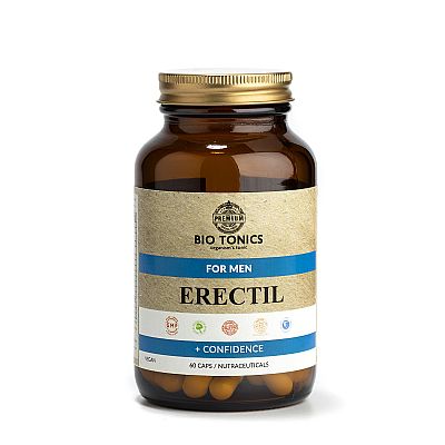 Bio Tonics Erectil Συμπλήρωμα για Ενίσχυση Τεστοστερόνης 60 Κάψουλες