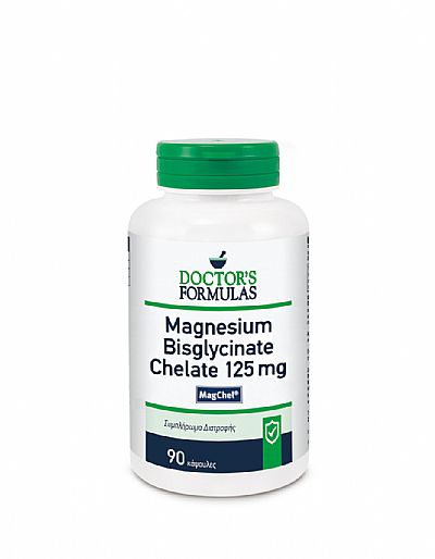 Doctor's Formulas Magnesium Bisglycinate Chelate 125mg 90 κάψουλες
